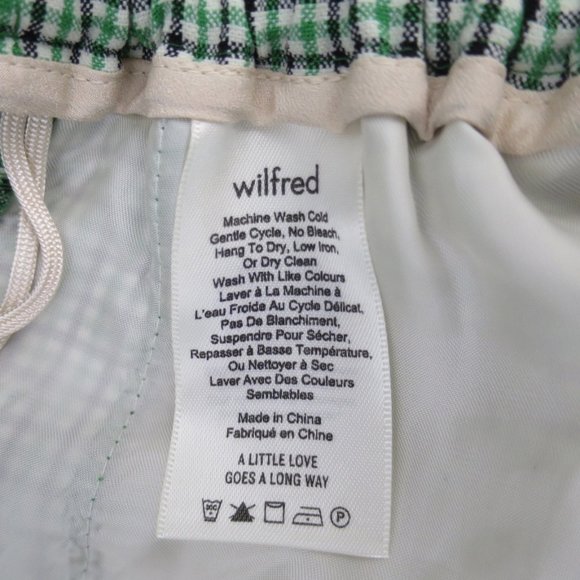 Wilfred Gingham Check Paperbag Shorts Size 8 - Picture 6 of 7